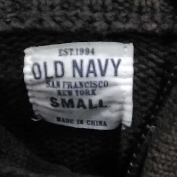 Old Navy throw over sweater with neck zipper cardigan. - Picture 6 of 7